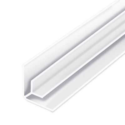 Angle intérieur Blanc 2600 mm - Profil 18x4x7x1 mm