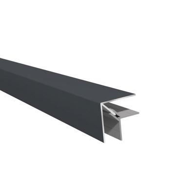 Two-part corner profile Uni Anthracite Grey 7016 - (3000x50x50mm)