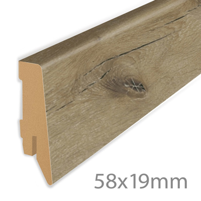 Plinthe Profil Straight Oak - (2400x19x58mm)