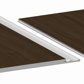 AQUA-STEP OUTDOOR BOARDS Oak dark brown Mattwood - 2605 x 970 x 6 mm - SolidPaint UV block